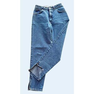 Vintage GAP Ankle Zip Hi Rise Straight Leg 1990s Jeans Size 24
